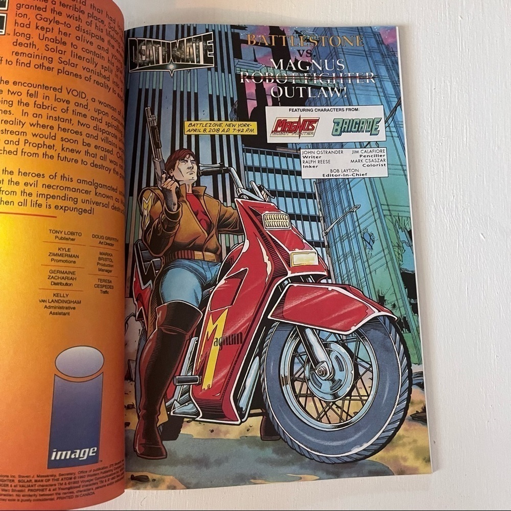 Deathmate Blue Comic Book - Picture 2 of 3
